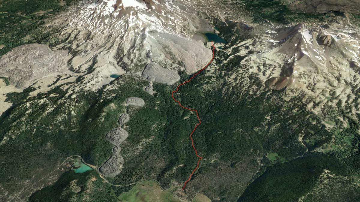 Green Lakes - Fall Creek Trail Overview Thumbnail