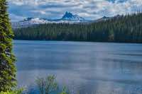 Three Fingered Jack from across Marion Lake